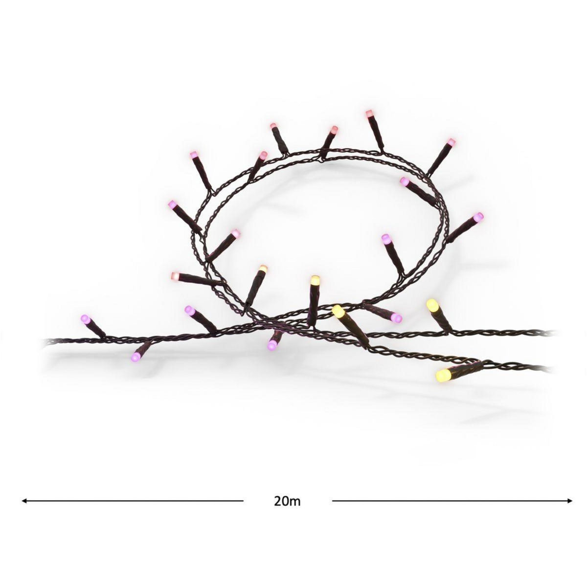 Philips Guirlande lumineuse HUE Lumineuse Festavia W&C 250 Leds