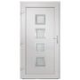 Voir la diapositive 5 : VIDAXL Porte d'entree anthracite 108x208 cm PVC
