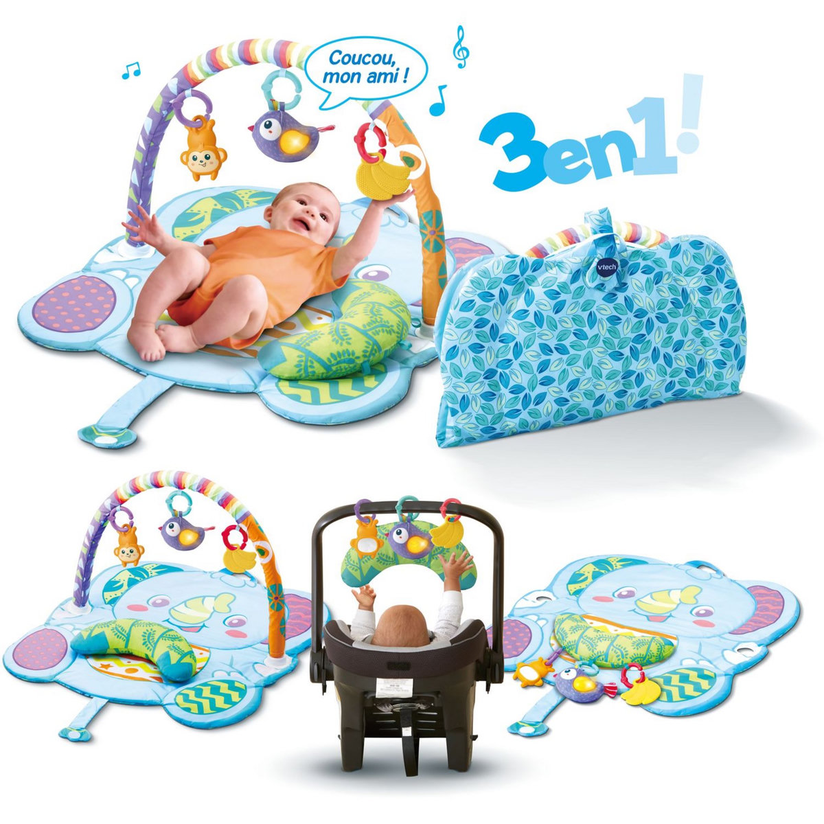 VTECH Mon tapis musical éléphanteau