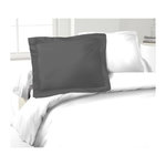 LOVELY HOME LOVELY HOME Lot de 2 Taies dOreillers 100% coton 50x70 cm - Gris fonce