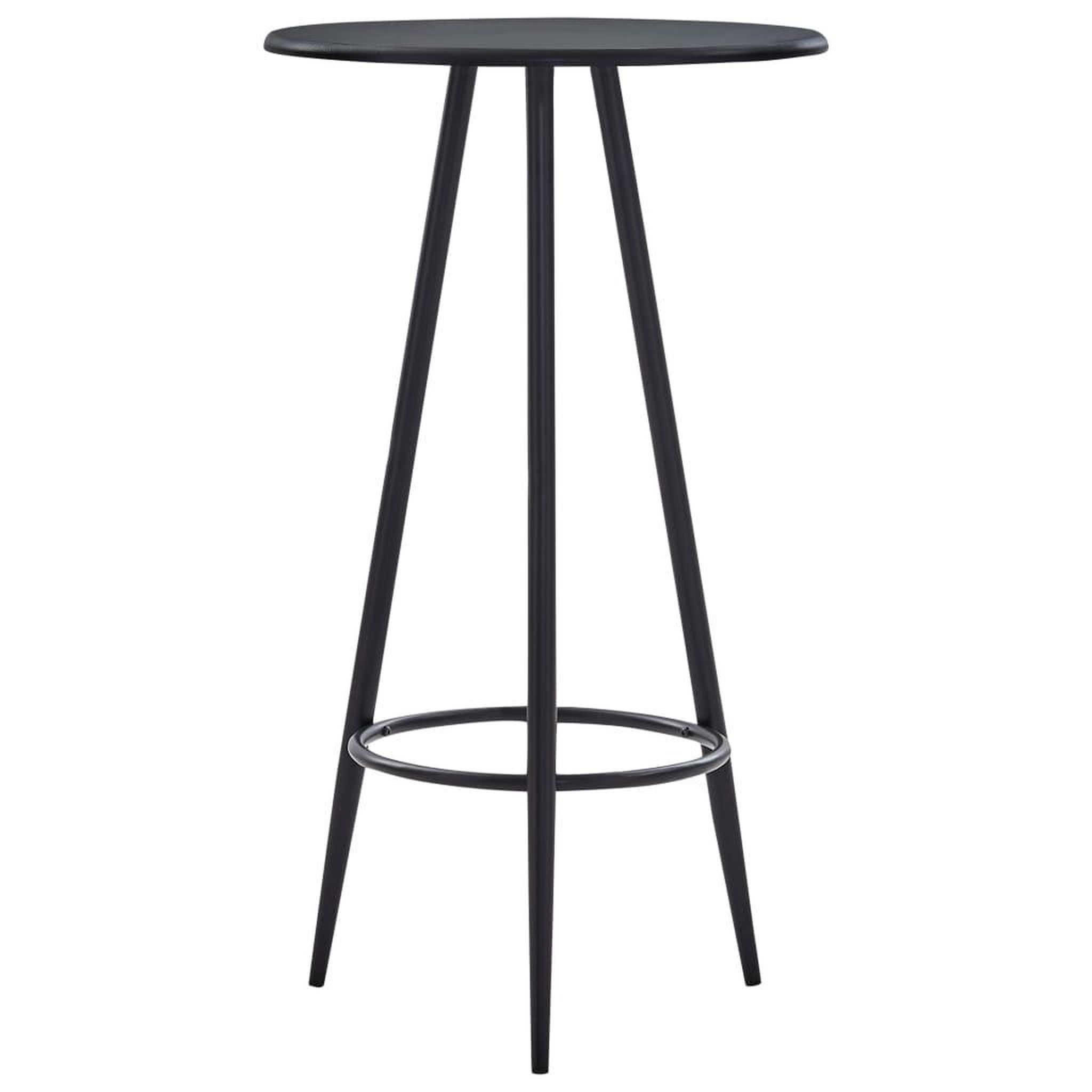 Voir la diapositive 2 : VIDAXL Ensemble de bar 5 pcs Plastique Noir