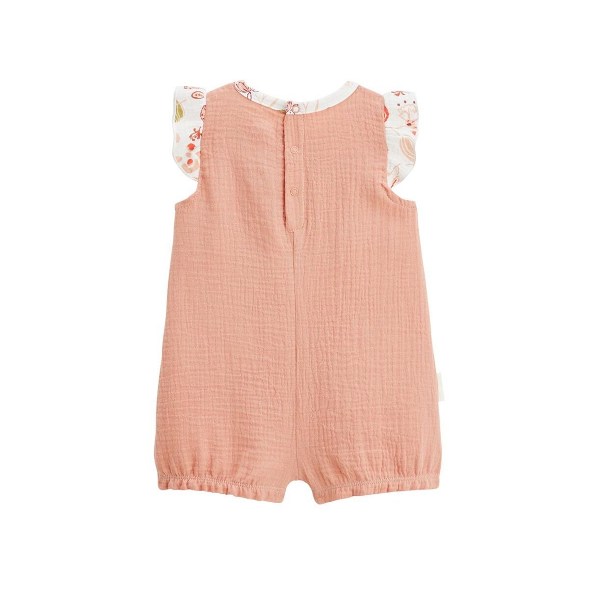 Petit Béguin Barboteuse bébé en gaze de coton Mindanao