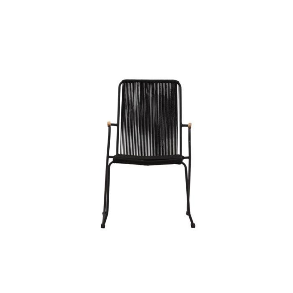 Paris Prix Chaise de Jardin  Barton  82cm Noir