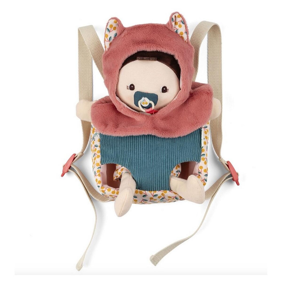 LILLIPUTIENS Poupee Jeanne et porte bebe - Poupee en tissu