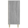 Voir la diapositive 5 : VIDAXL Buffet sonoma gris 90x34x80 cm bois d ingénierie