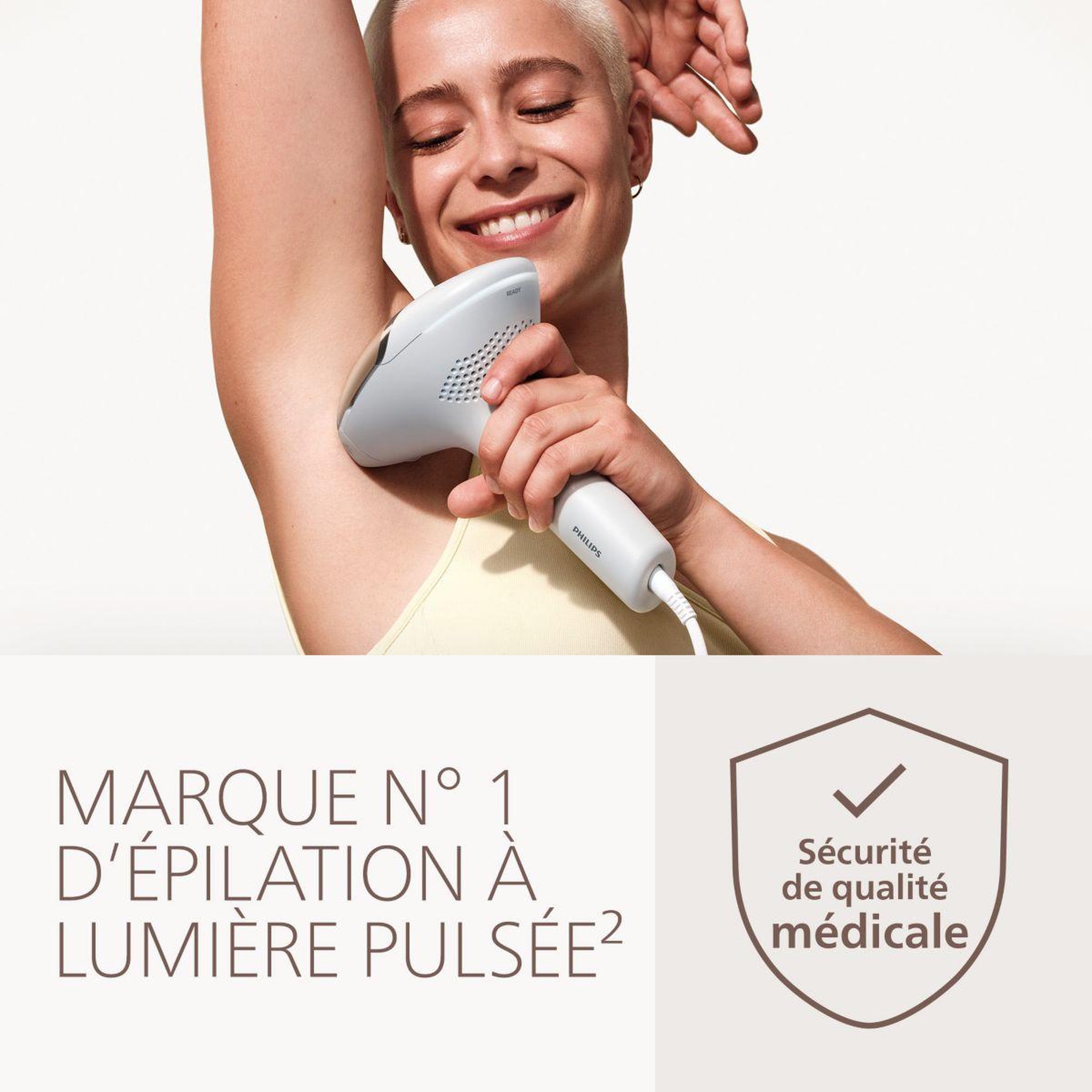 Voir la diapositive 3 : Philips Epilateur lumière pulsée Lumea Series 9000 BRI984/00