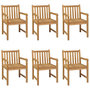 Voir la diapositive 3 : VIDAXL Ensemble a manger de jardin 7 pcs Bois de teck solide