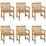 Voir la diapositive 3 : VIDAXL Ensemble a manger de jardin 7 pcs Bois de teck solide