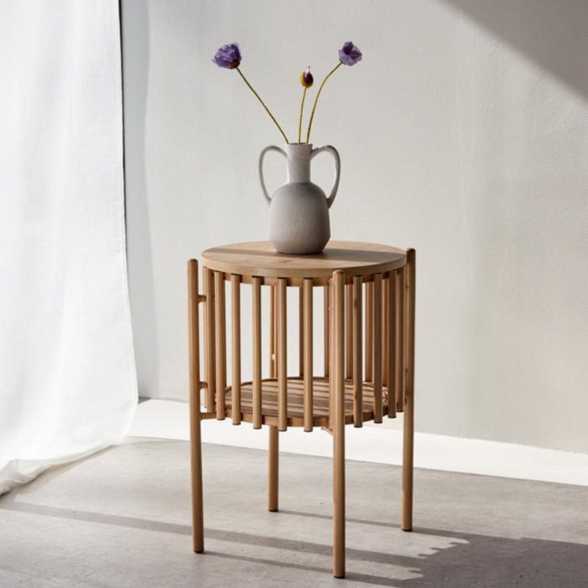 Paris Prix Table d'Appoint Design  Rubbo  65cm Naturel