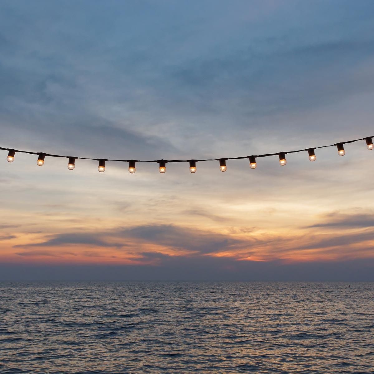 Lumisky Guirlande connectable LINK ME Noir Caoutchouc 5M 10xE27