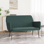 VIDAXL Banc Vert fonce 108x79x79 cm Velours