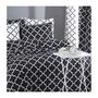 Voir la diapositive 2 : GENERIQUE Parure de lit - 1 housse de couette 220 x 240 cm + 2 taies d'oreiller 60 x 60 cm - 100% coton renforcé - Noir