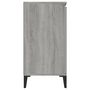 Voir la diapositive 4 : VIDAXL Buffet Sonoma gris 104x35x70 cm Bois d'ingenierie