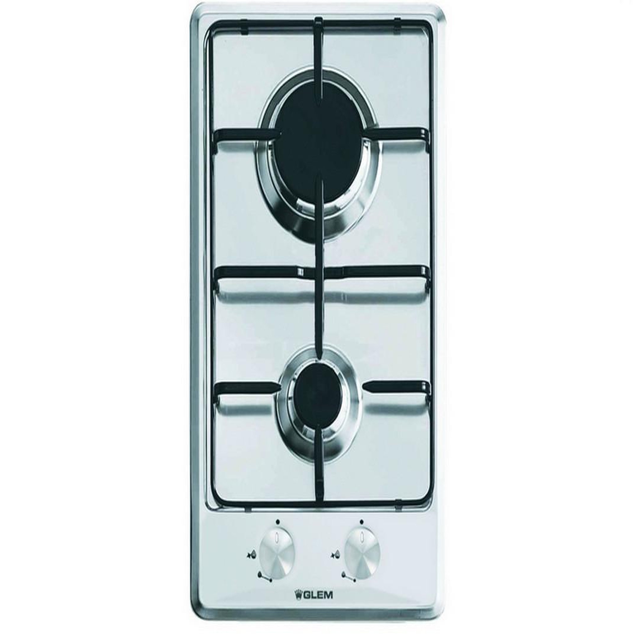 Glem Table de cuisson domino gaz 29cm 2 foyers - gt32ix