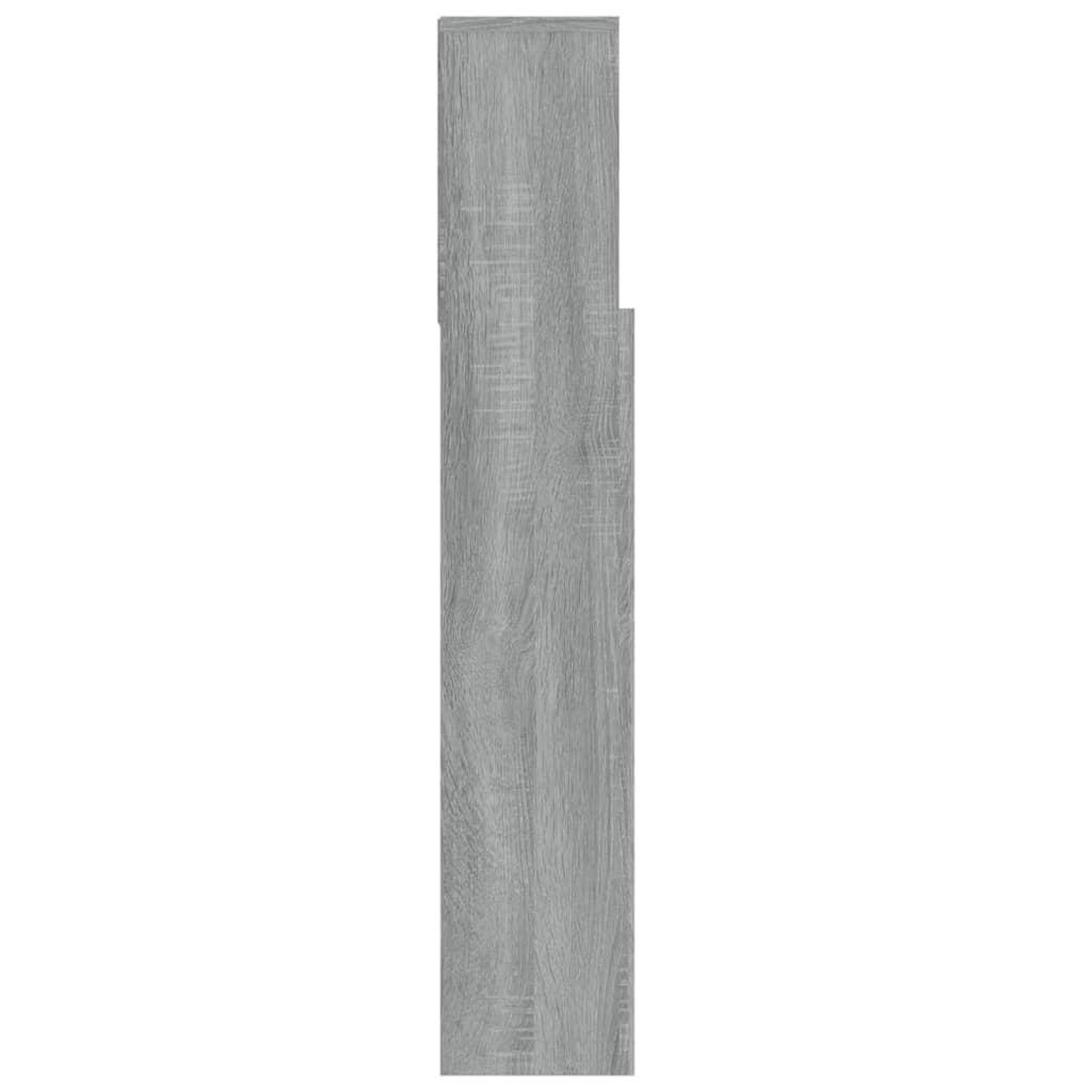 Voir la diapositive 5 : VIDAXL Armoire de tete de lit Sonoma gris 100x19x103,5 cm