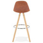 Voir la diapositive 5 : Paris Prix Tabouret de Bar Scandinave  Miro  97cm Marron & Naturel