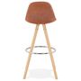 Voir la diapositive 5 : Paris Prix Tabouret de Bar Scandinave  Miro  97cm Marron & Naturel