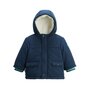 Voir la diapositive 1 : Petit Béguin Manteau enfant imperméable doublé sherpa avec capuche Oscar