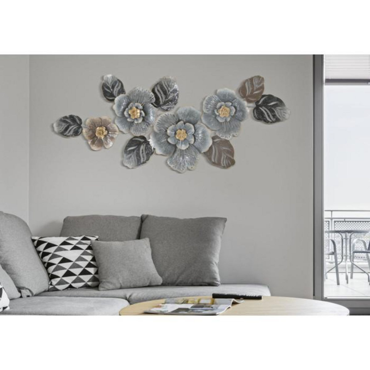 Paris Prix Décoration Murale en Métal  Greys  157cm Multicolore