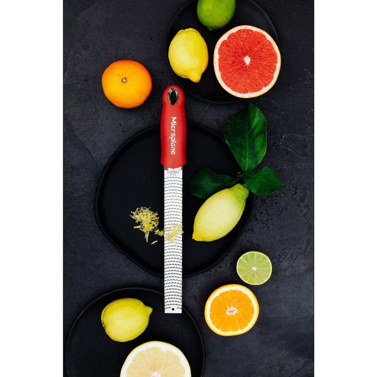 MICROPLANE Zesteur Premium Rouge Grenade