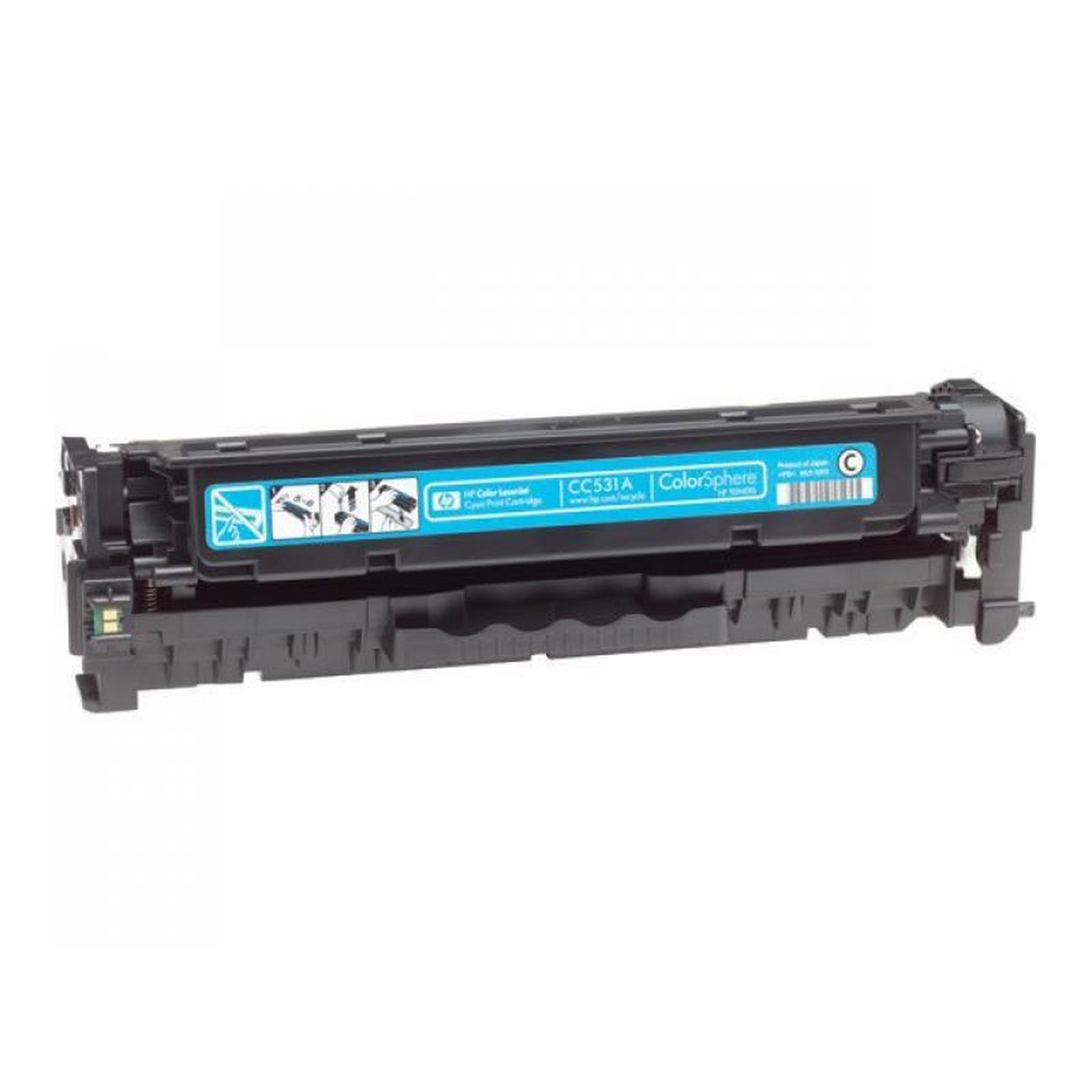 Voir la diapositive 2 : HP HP Cartridge No 304A HP304A HP 304A Cyan (CC531A)