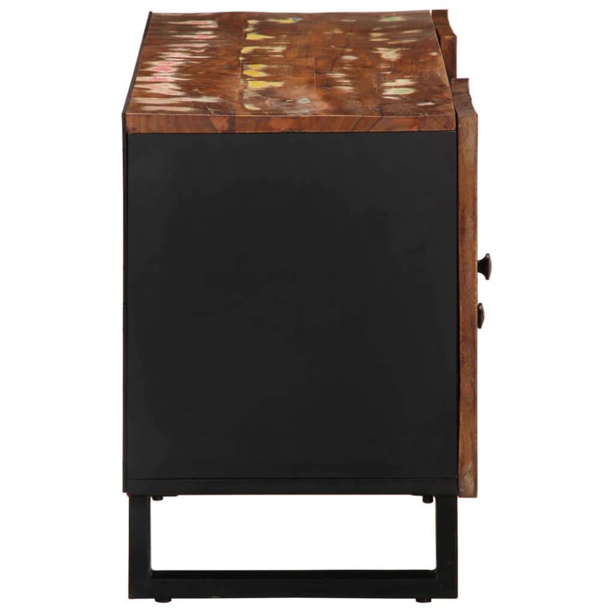 Voir la diapositive 4 : VIDAXL Meuble TV 105x33,5x46 cm bois de recuperation et d'ingenierie