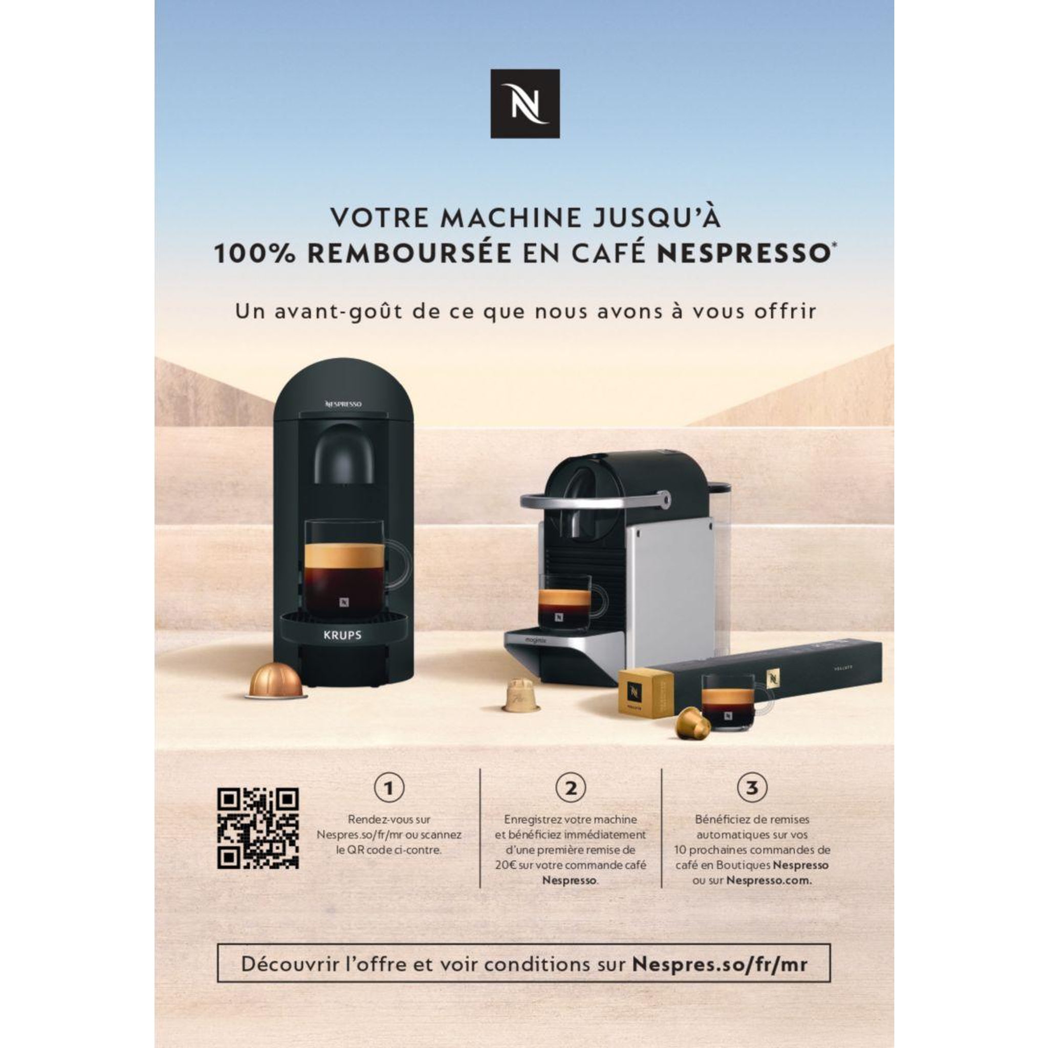 Voir la diapositive 2 : KRUPS Nespresso yy4355fd nespresso atelier noir
