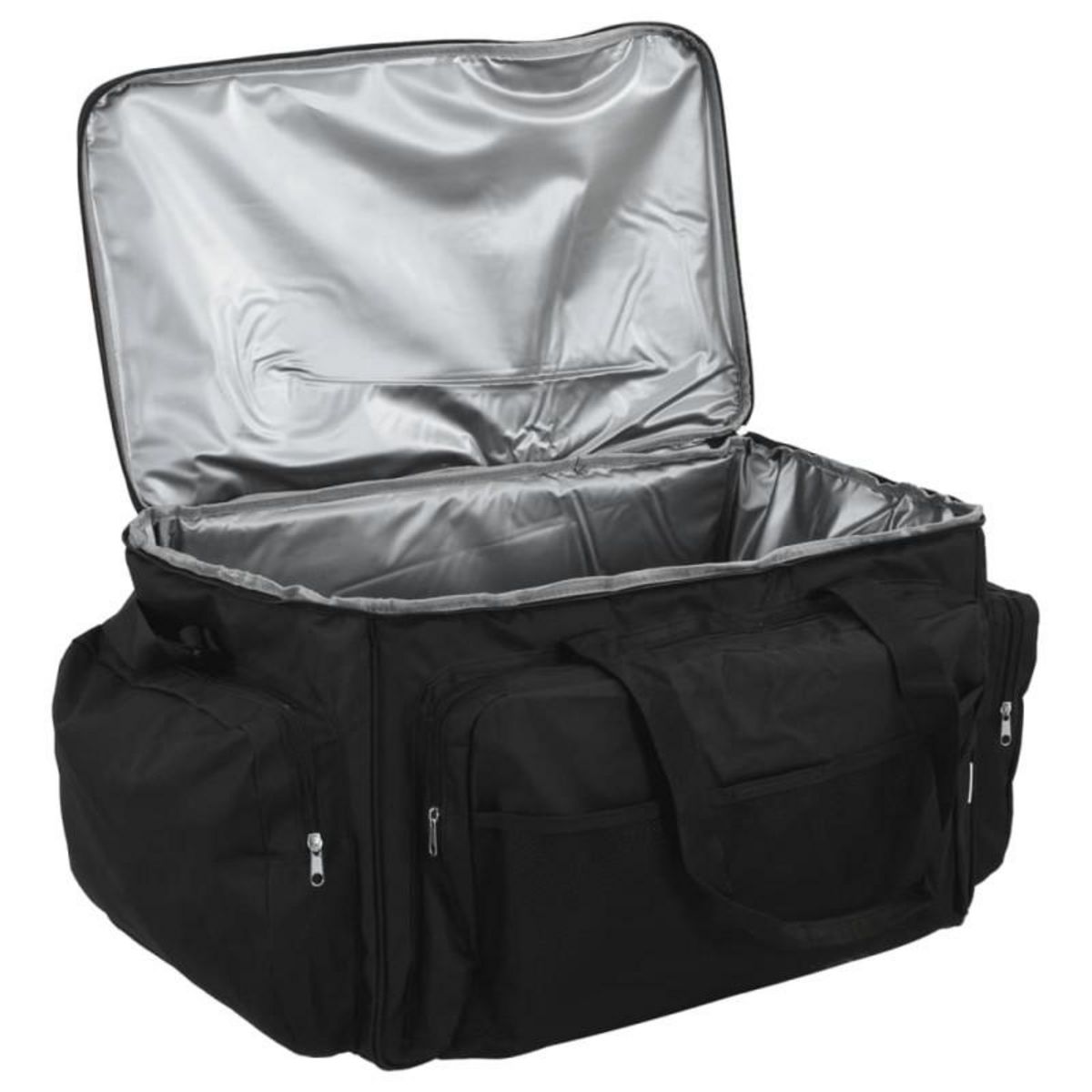 VIDAXL Sac de pêche imperméable noir tissu oxford