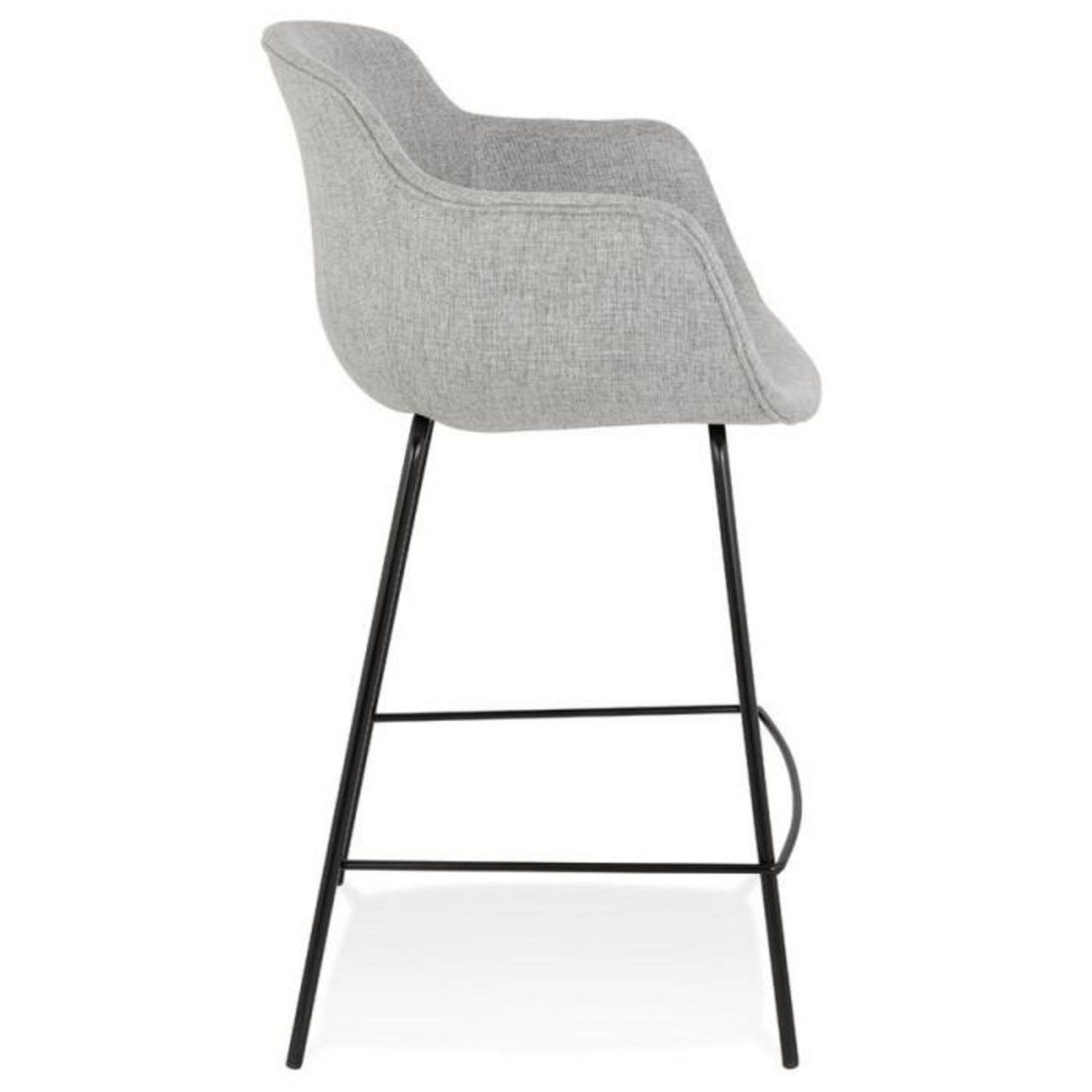Paris Prix Tabouret de Bar Design  Largesa  97cm Gris