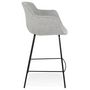 Voir la diapositive 3 : Paris Prix Tabouret de Bar Design  Largesa  97cm Gris