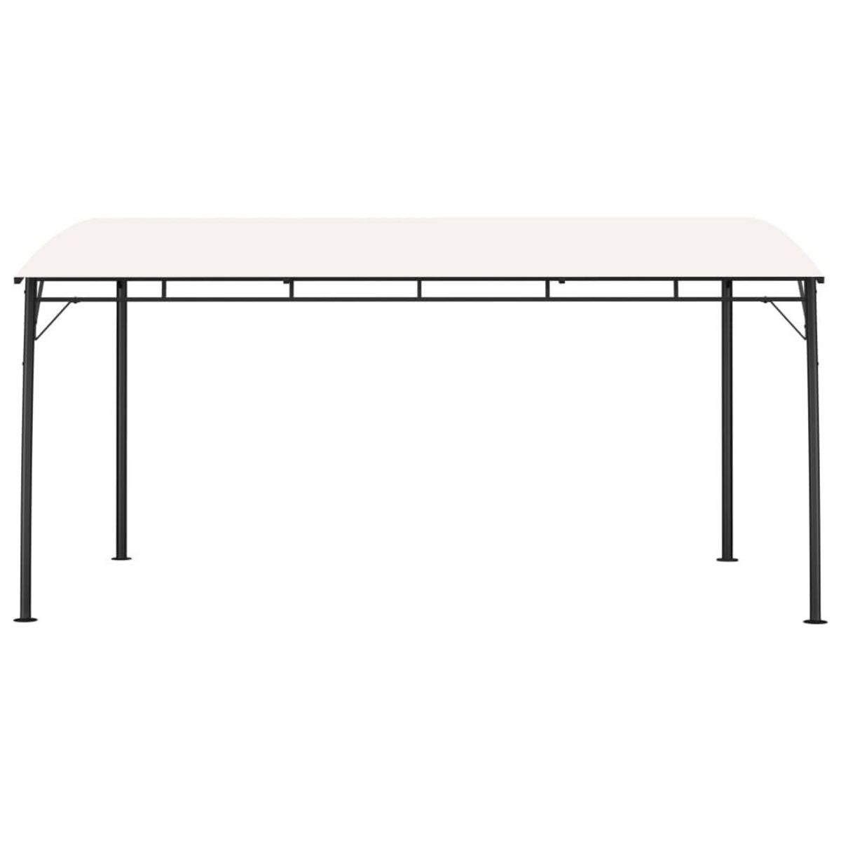 VIDAXL Auvent pare-soleil de jardin 4x3x2,55 m Creme