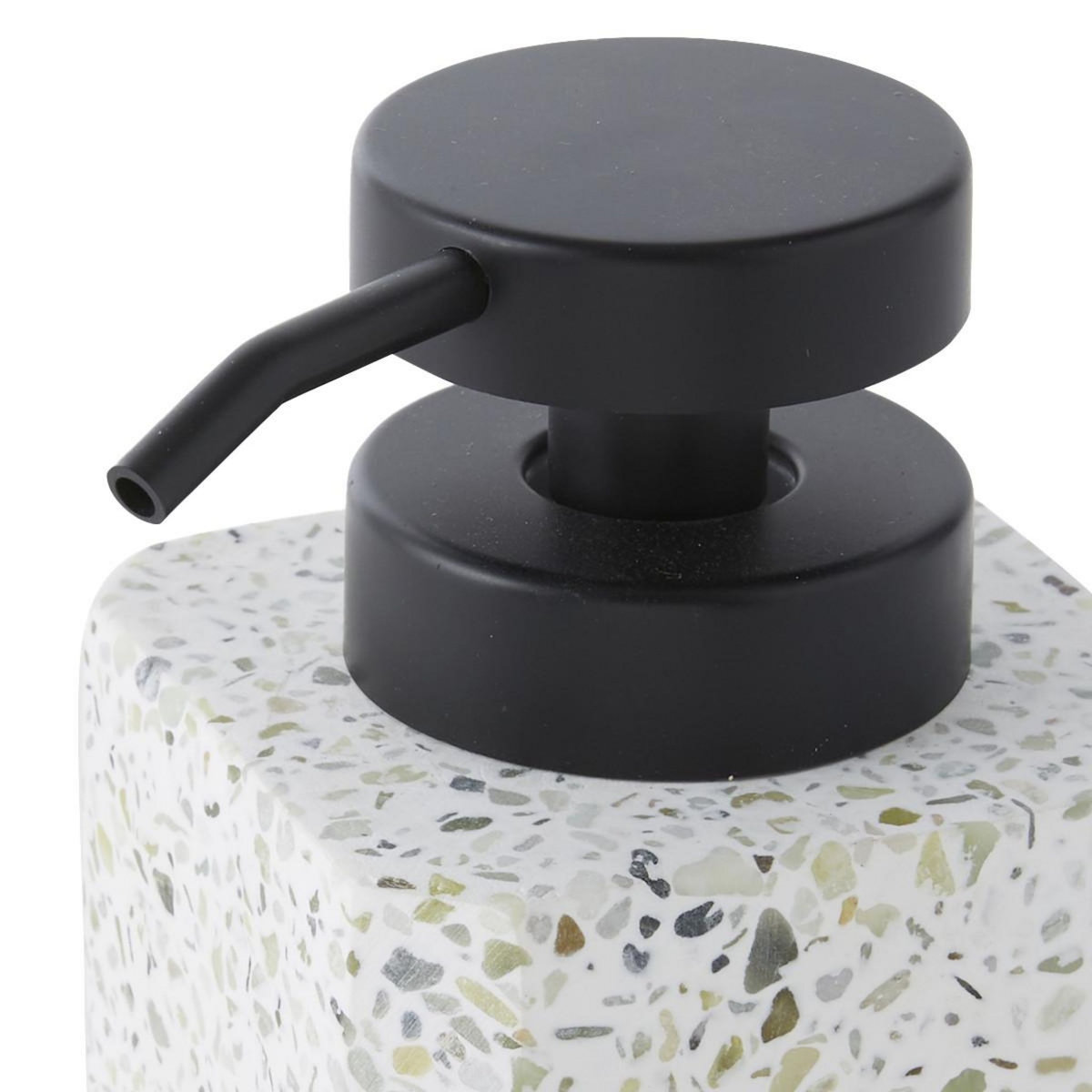 GUY LEVASSEUR Set salle de bain terrazzo 2 pièces distributeur vert