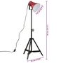 Voir la diapositive 6 : VIDAXL Lampadaire 25 W rouge delave 35x35x65/95 cm E27