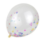 Paris Prix Lot de 10 Ballons  Confettis  4cm Multicolore