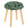 Voir la diapositive 1 : ATMOSPHERA Tabouret Design  Tricot  43cm Vert Jade