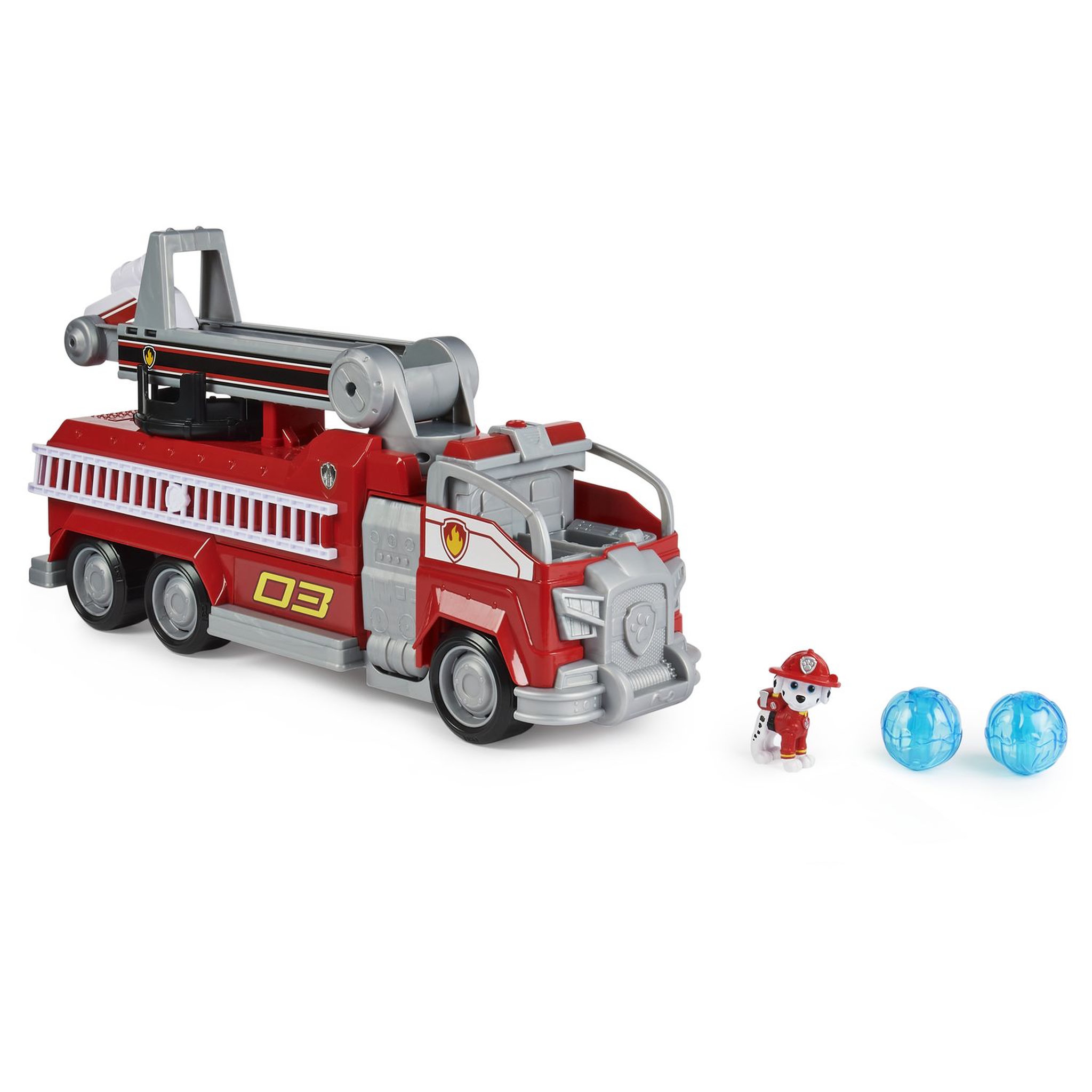 Voir la diapositive 1 : SPIN MASTER Camion de pompiers transformable Marcus La Pat' Patrouille - Le film