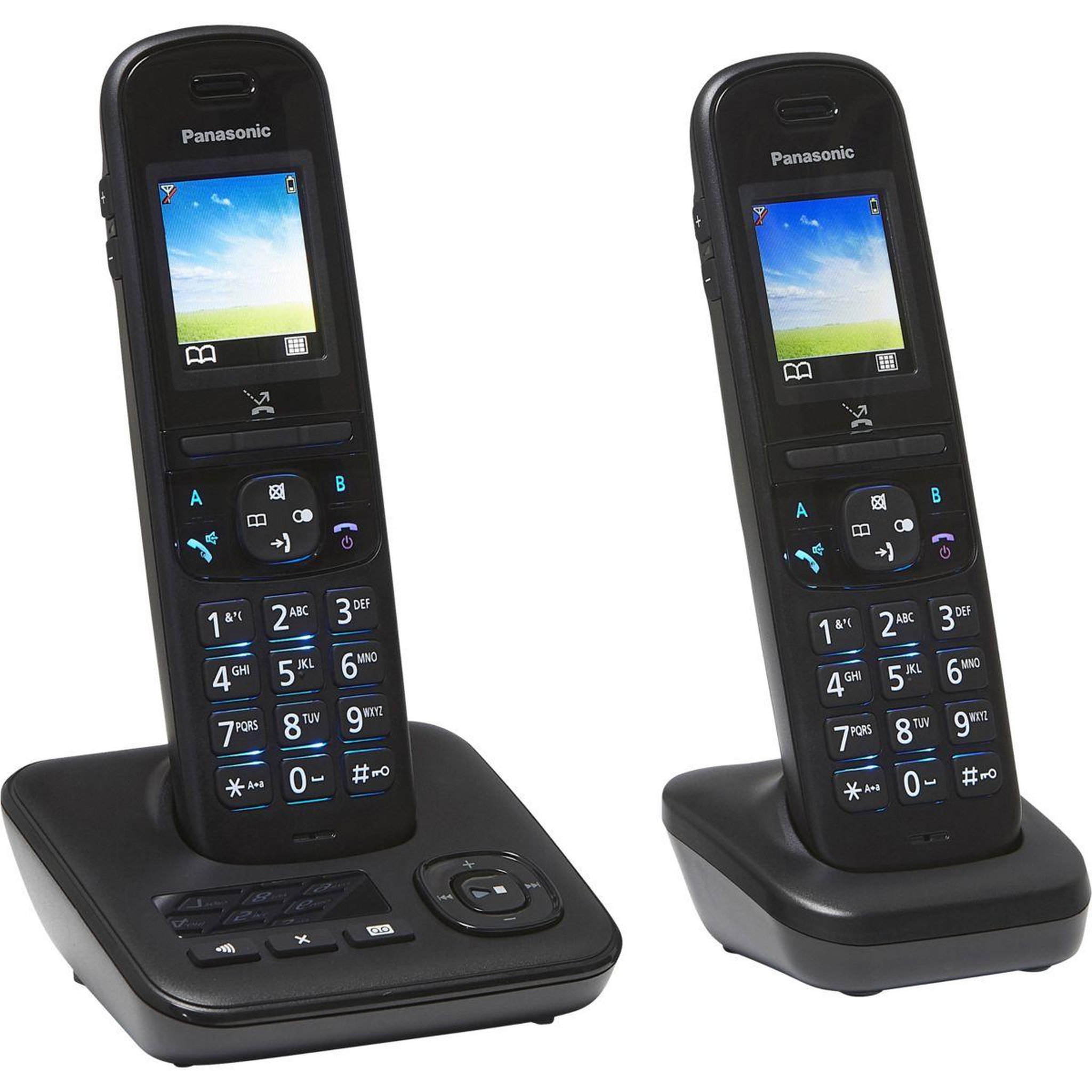 Voir la diapositive 1 : PANASONIC Téléphone sans fil kx-tgh722frb