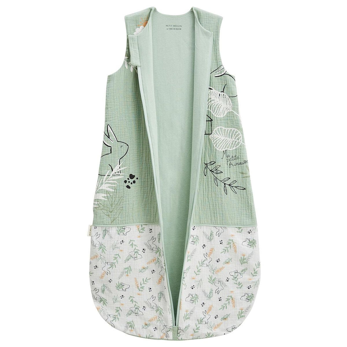 Petit Béguin Gigoteuse d'été en gaze de coton Frimousse