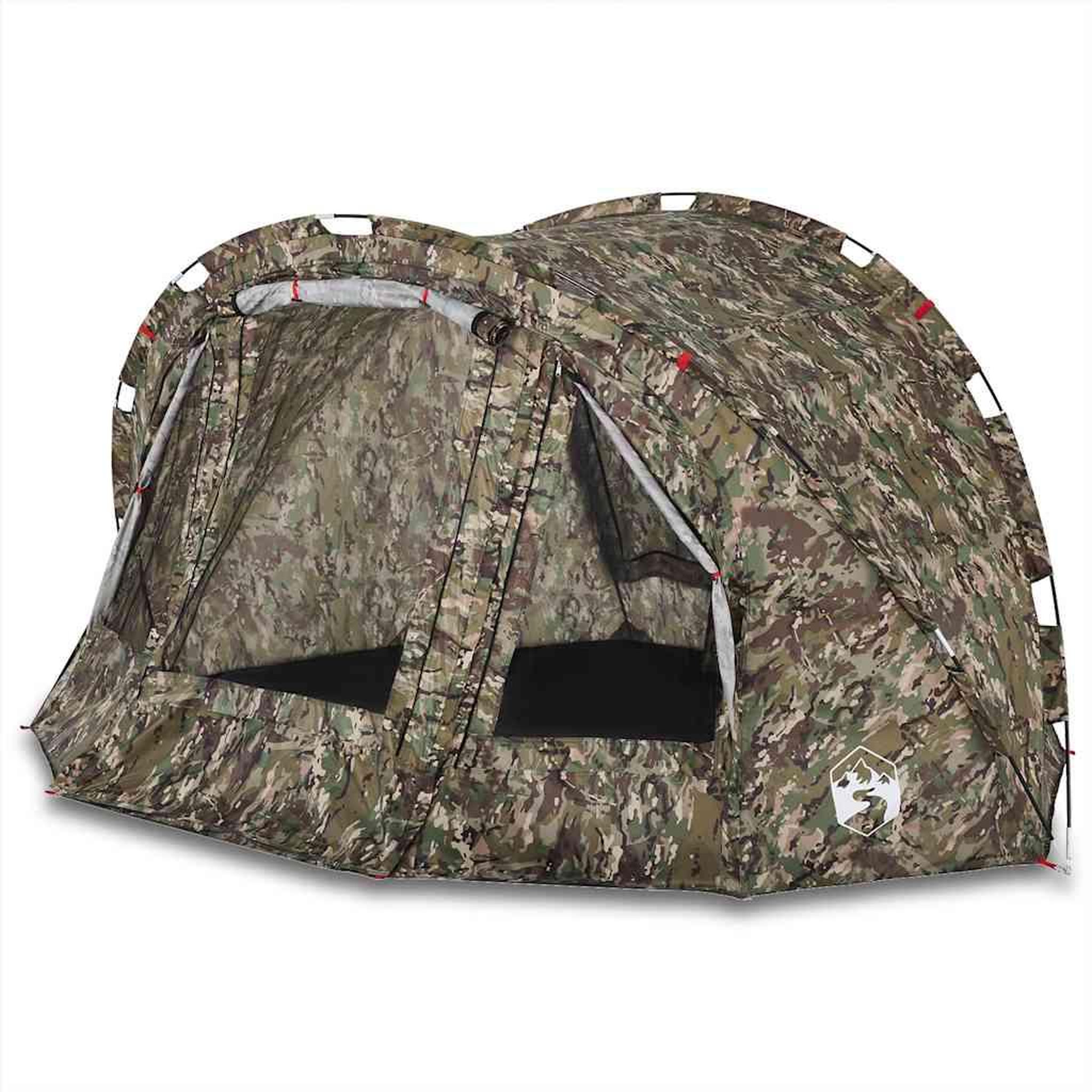 Voir la diapositive 2 : VIDAXL Tente de peche 4 personnes camouflage impermeable