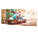 Paris Prix Patère Murale 6 Crochets  Scooter  70cm Multicolore