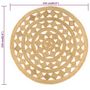 Voir la diapositive 6 : VIDAXL Tapis fait a la main Jute tressee 210 cm
