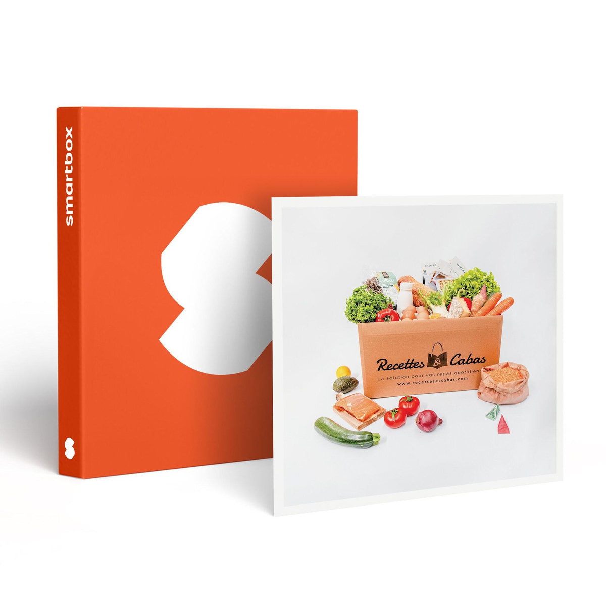 Smartbox Panier à cuisiner Recettes et Cabas pour 2 personnes avec 3 délicieuses recettes - Coffret Cadeau Gastronomie