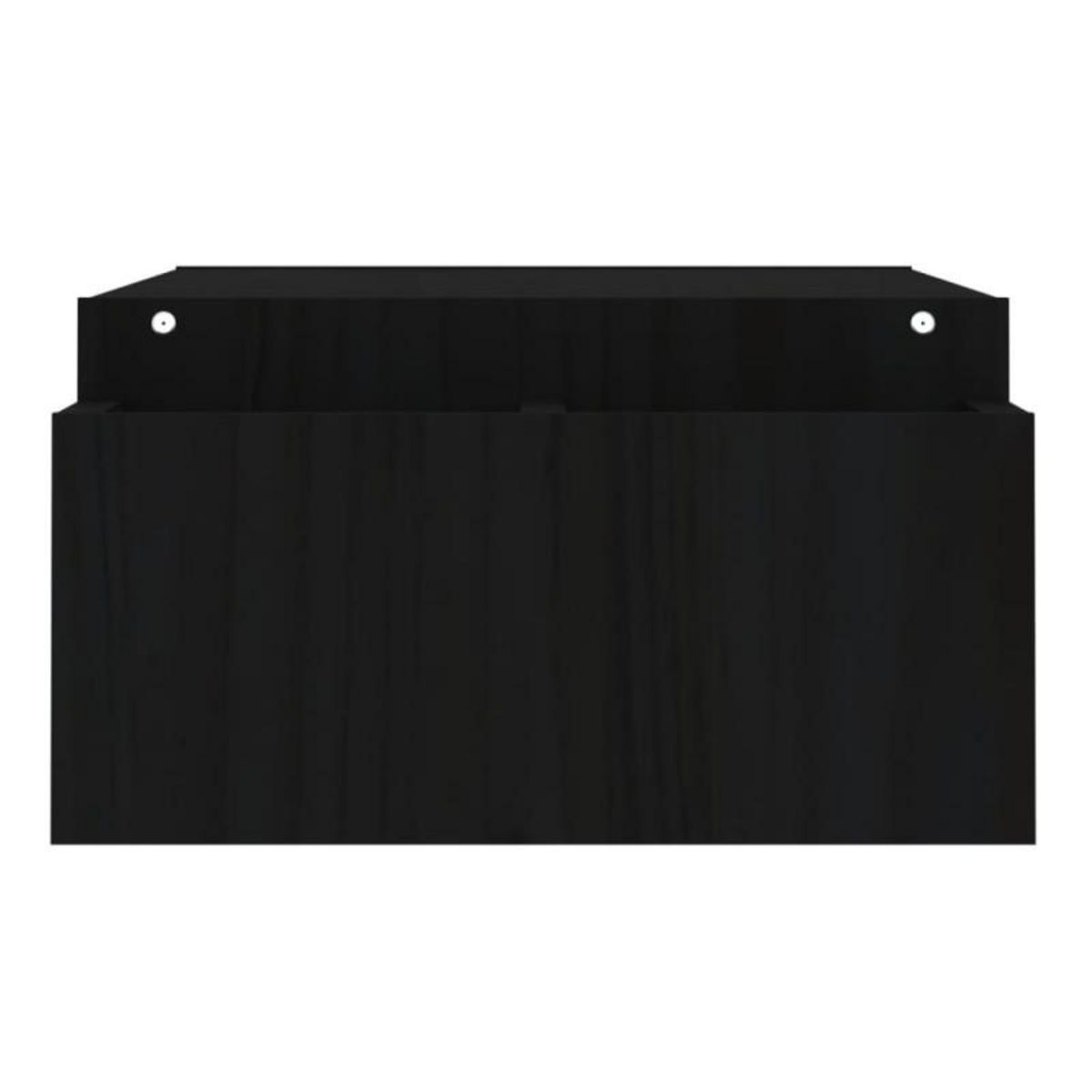 VIDAXL Support de moniteur Noir 100x27,5x15 cm Bois de pin solide