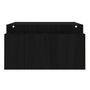 Voir la diapositive 6 : VIDAXL Support de moniteur Noir 100x27,5x15 cm Bois de pin solide