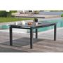 Voir la diapositive 2 : DCB GARDEN Table de jardin rectangulaire extensible - Gris anthracite - Aluminium - 12 personnes - 240/300 x 100 cm - MIAMI - DCB GARDEN