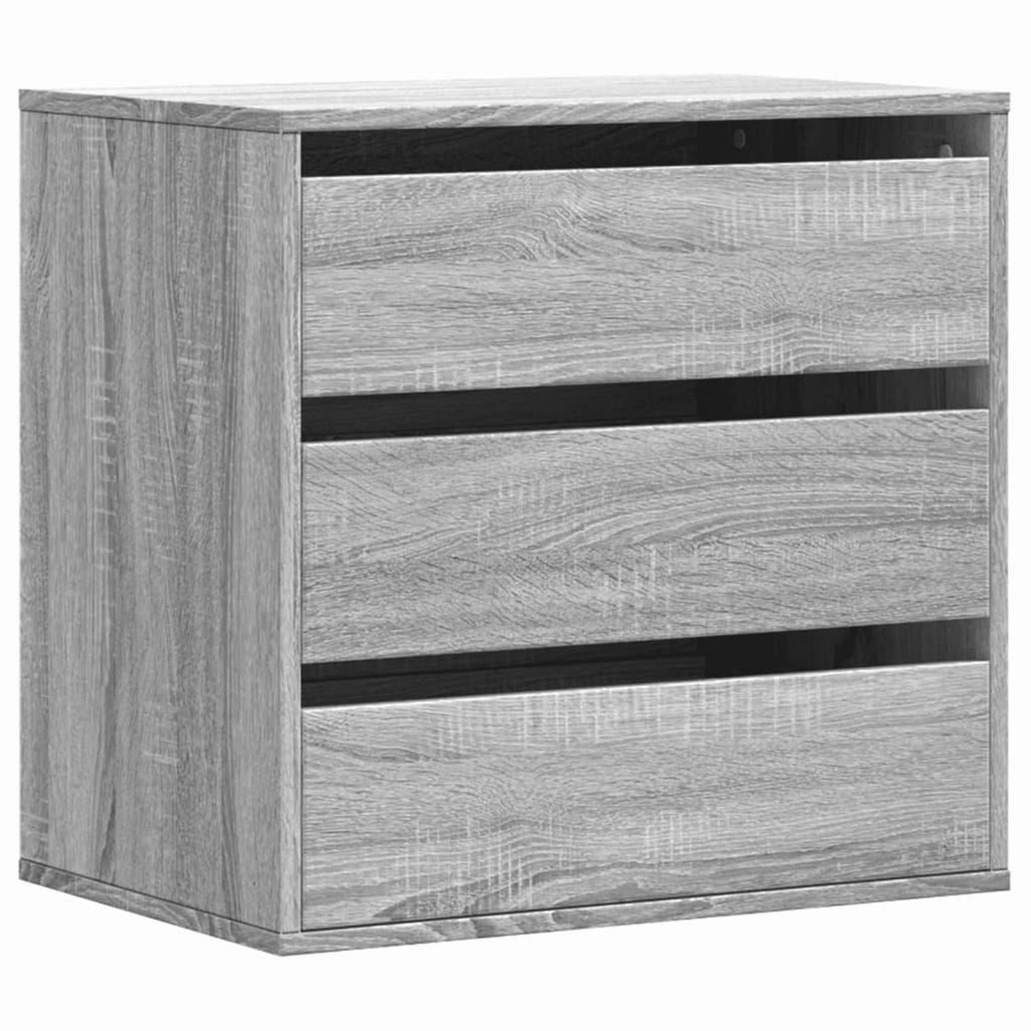 Voir la diapositive 2 : VIDAXL Commode d'angle sonoma gris 60x41x58 cm bois d'ingenierie