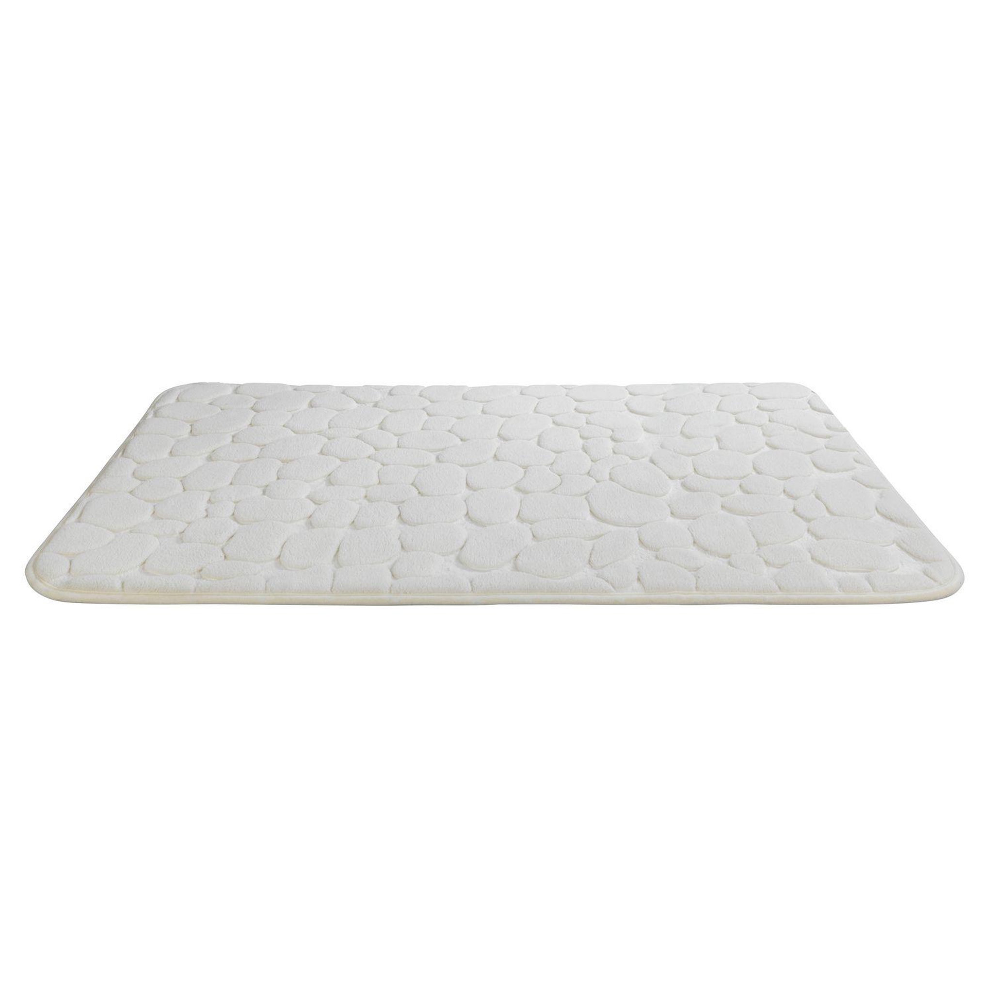 Voir la diapositive 2 : Wenko Tapis de salle de bain Pebbles - Mémoire de forme