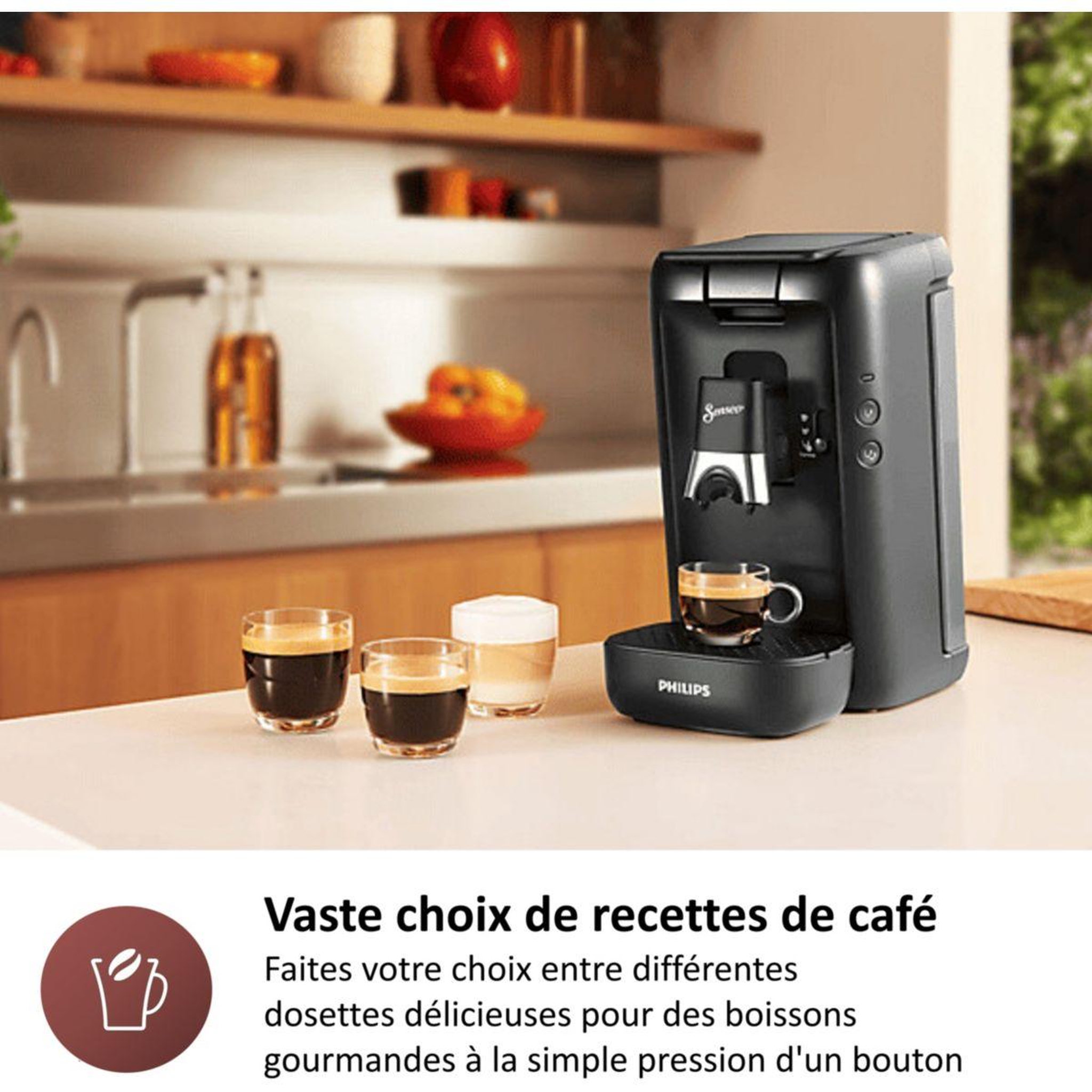 Voir la diapositive 4 : Philips Senseo senseo maestro csa260/51 gris