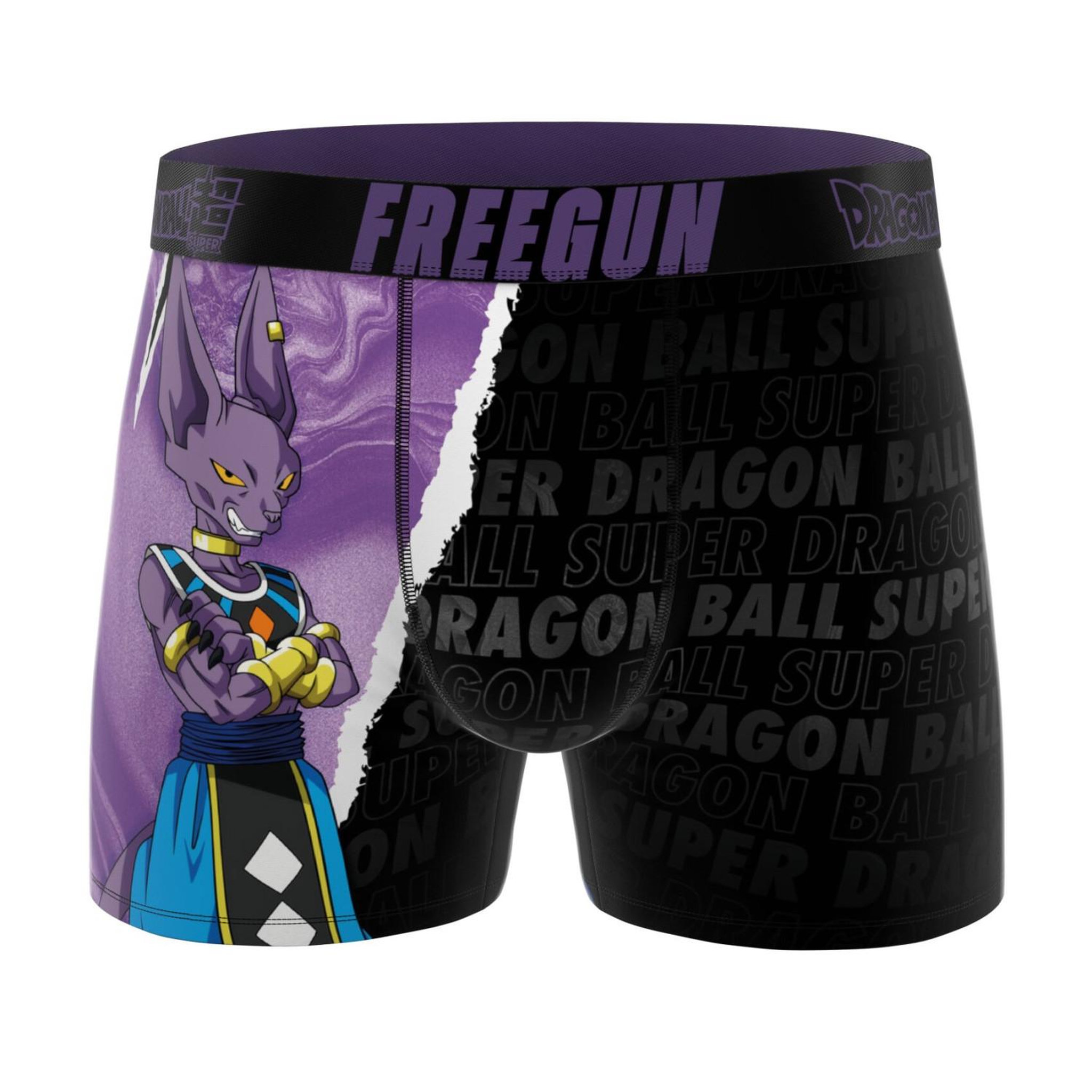 Voir la diapositive 3 : FREEGUN Lot de 4 boxers homme Dragon Ball Super