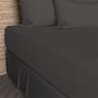 Voir la diapositive 1 : SOLEIL D'OCRE Drap housse en coton uni 57 Fils/cm2 par SOLEIL D'OCRE anthracite